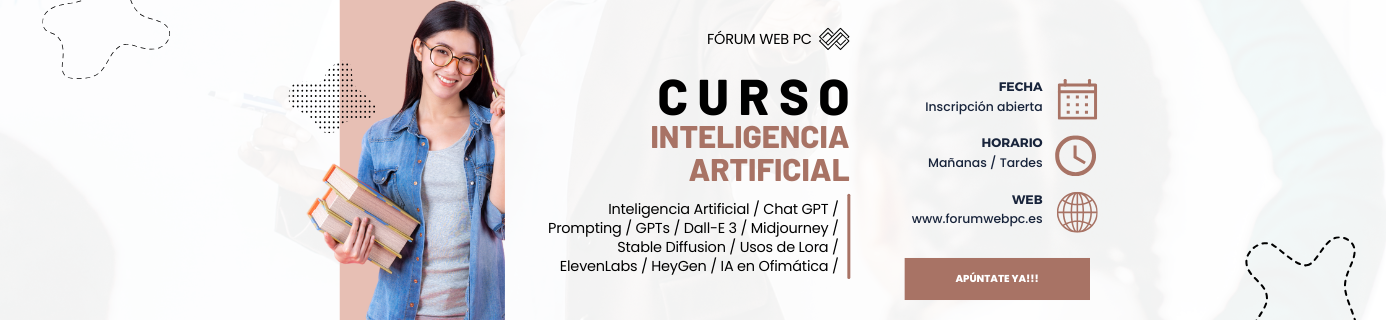 Apntate al Nuevo Curso de INTELIGENCIA ARTIFICIAL